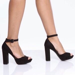 American Rag Reeta Block-Heel Platform Sandals ankle strap platform peep toe 7.5